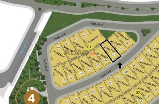 Ágio ágio Jardins Amsterdã Lote à Venda, 341.77 por R$ 717000.00 no setor Loteamento Portal do Sol II AX21554