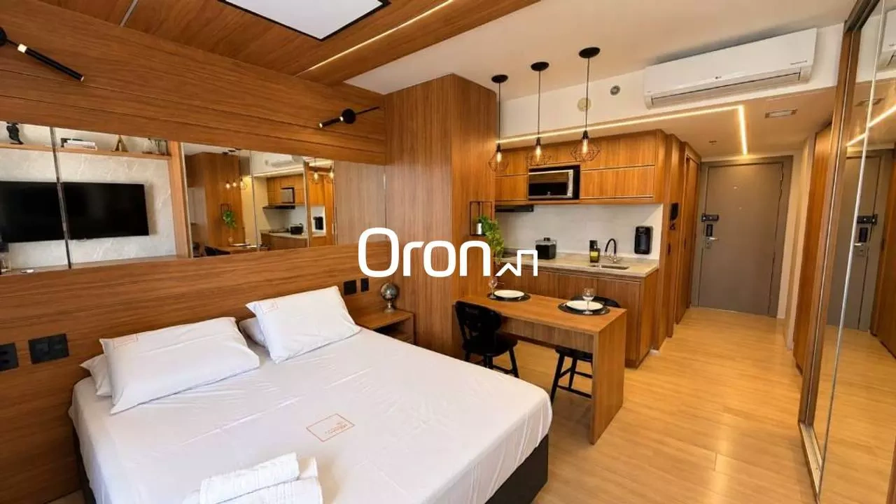 Studio mobiliado com 1 dormitório à venda, 28 m² por R$ 440.000 - Setor Marista - Goiânia/GO