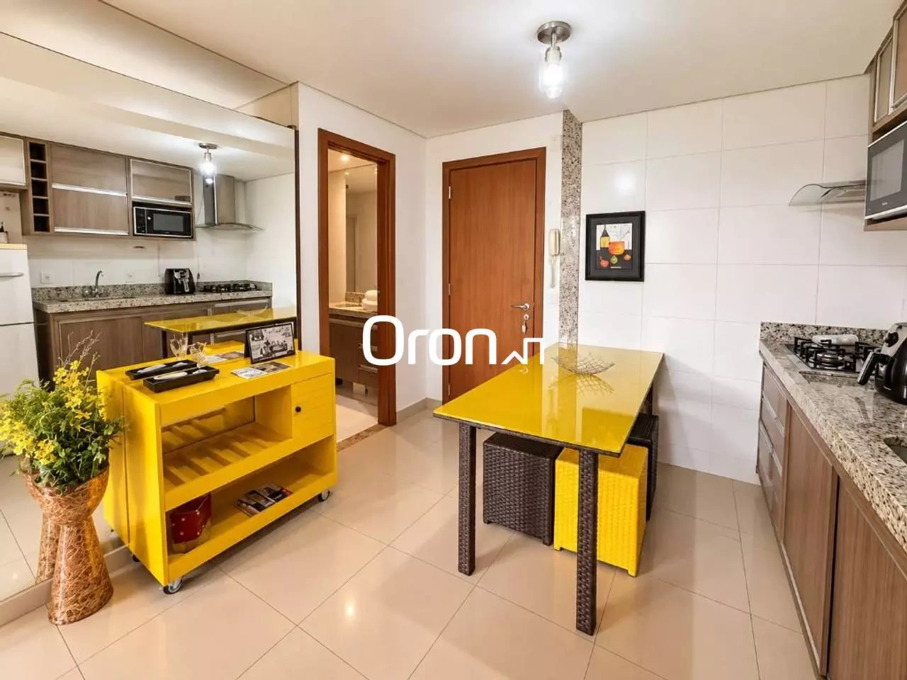 Flat mobiliado com 1 dormitório à venda, 35 m² por R$ 499.000 - Setor Bueno - Goiânia/GO