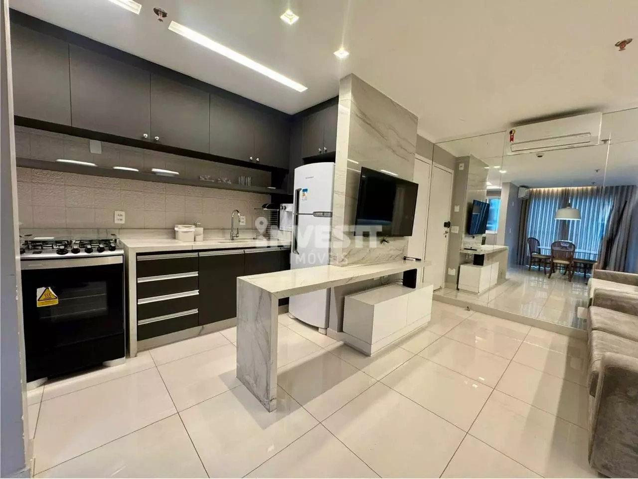Apartamento com 2 quartos, mobiliado - Jardim Goiás - Goiânia/GO