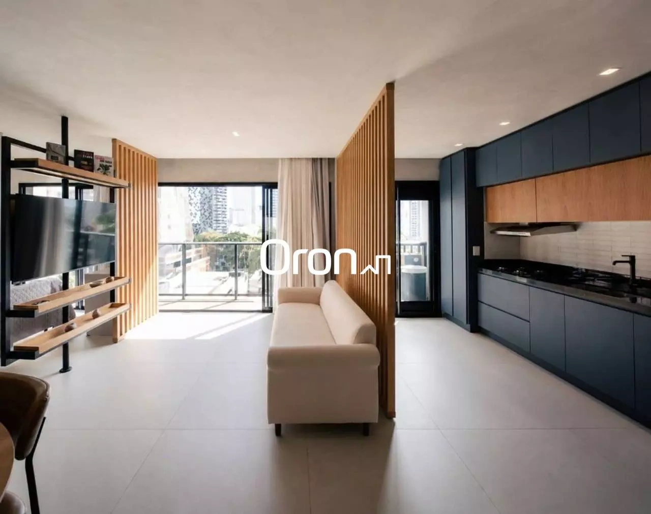 Flat mobiliado com 1 dormitório à venda, 47 m² por R$ 665.000 - Setor Marista - Goiânia/GO
